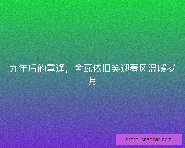 九年后的重逢，舍瓦依旧笑迎春风温暖岁月